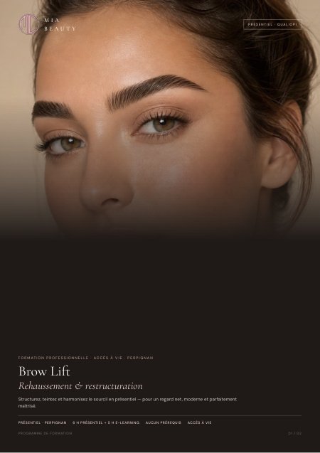 Brow Lift — programme